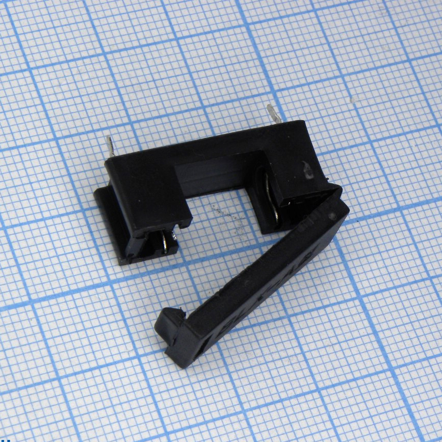 ZH246 - Держатель предохранителя  5х20mm с крышкой, монтаж на плату