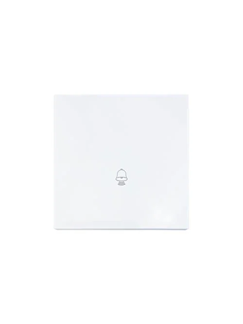 ZIMA Кнопка звонка, 10 А, механизм, белый Lezard 704-0288-103QC
