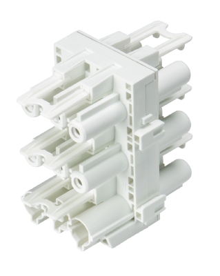 Разветвитель GST18I3V 5P1 BV WS - Распределительное устройство, 1 вход / 5 выходов, тип: НН, 3 полюса, серия gesis GST18i3, номинальное напряжение: 250V, номинальный ток: 20А, цвет: белый