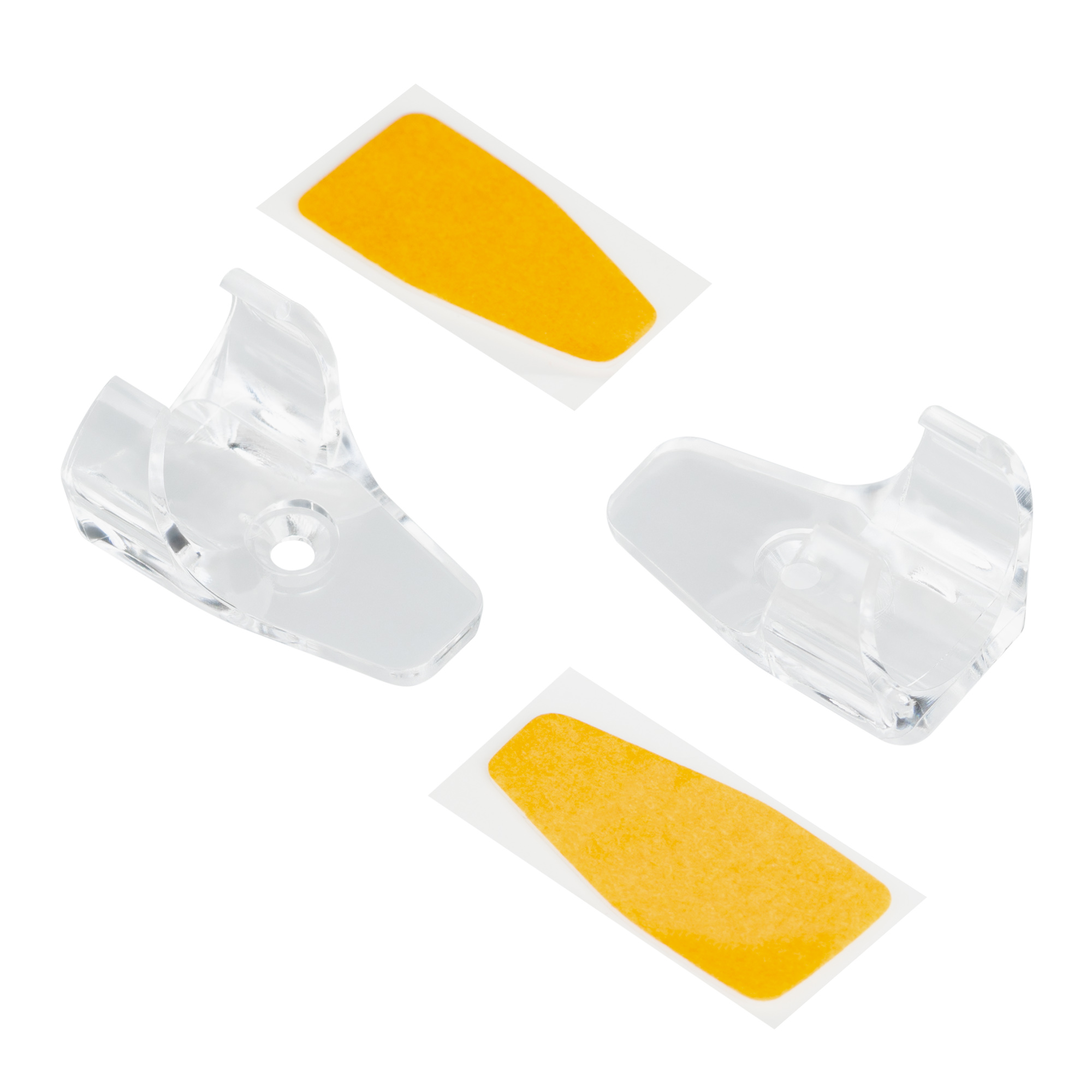 Держатель ROUND-D18 045408 - Прозрачный пластиковый держатель для профилей ROUND-D18 и PDS-R. Материал - пластик. Простая установка при помощи двусторонней клейкой ленты, идущей в комплекте. Габаритные размеры (LхWхH): 32,0 x 21,6 x 19,0 мм. В комплекте: 