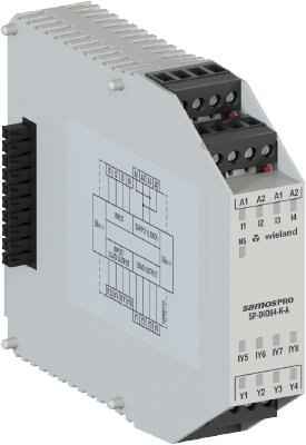 Модуль  SP-DIO84-K-A DC 24V - samos,Модуль  SP-DIO84-K-A DC 24V,0.5 A,30 V,блок телеобрабо