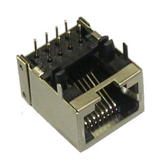 TJ8-8P8 СЕТЕВАЯ РОЗЕТКА - Разъем RJ TJ8-8P8 cетевая розетка, под пайку