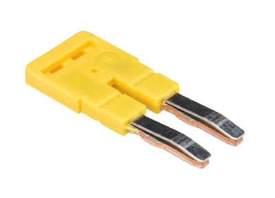 Соед. мостик IVB WKF 2.5-2 - Соединительная перемычка, втычная, изолированная, 2 полюса, для клемм 2,5 мм кв., шаг 5 мм, цвет: желтый