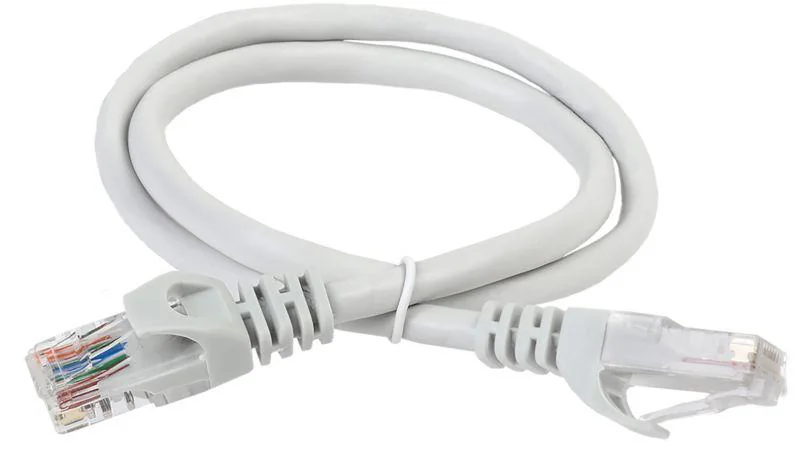 Патч-корд кат.5E UTP 0.5м сер. PC01-C5EU-05M