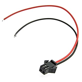 SM CONNECTOR 2P*150MM 22AWG FEMALE - Межплатный кабель питания SM коннектор, 2P*150 мм, 22AWG, розетка