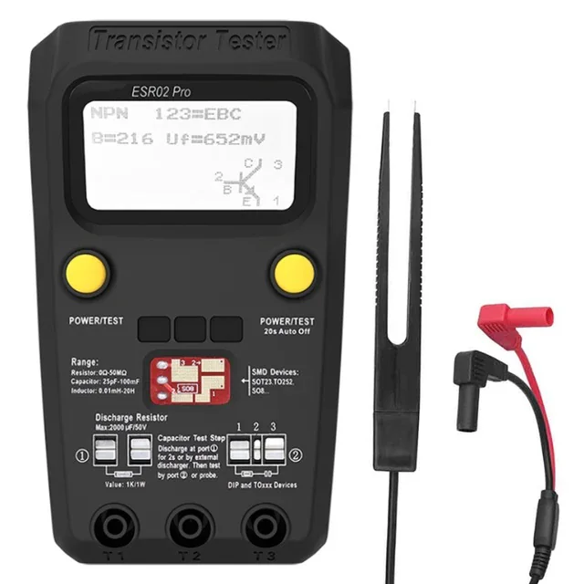 ESR02PRO - Измеритель электронных компонентов