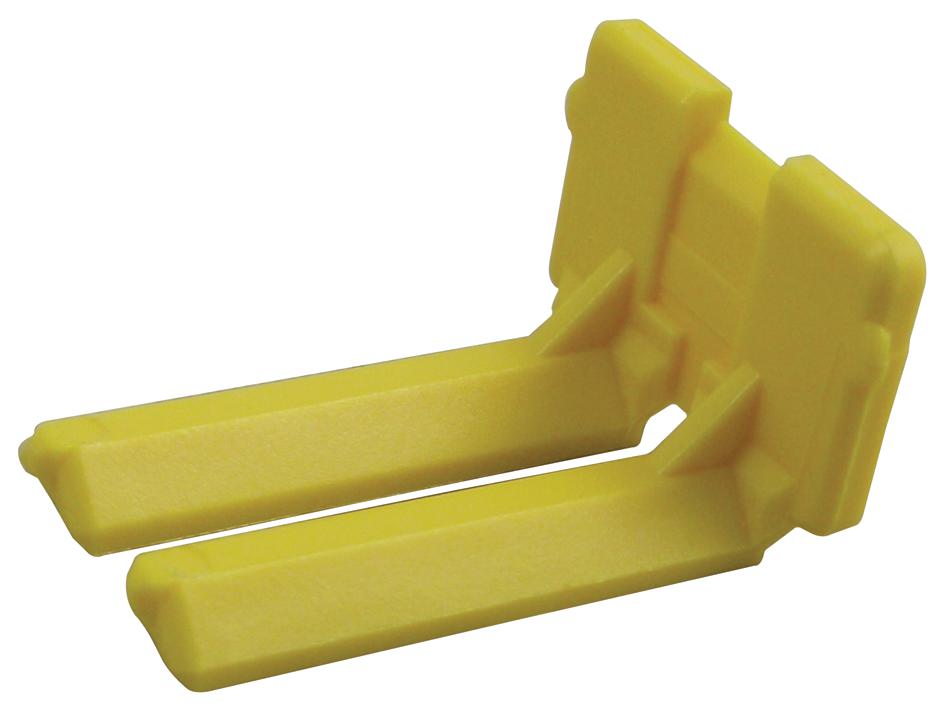 967631-1 - Замок разъема вторичный прямой стеклонаполненный полибутилентерефталат желтый автомобильного применения
