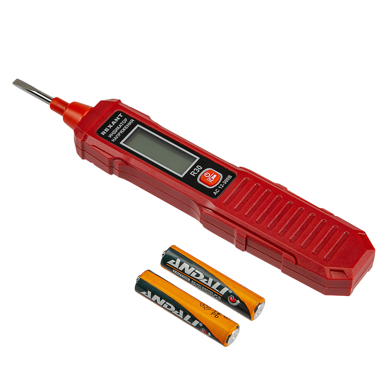 R-30 - Индикатор напряжения цифровой, NFC, чувствительность AC 12-300V, питание от ААА 2шт (в комплекте)