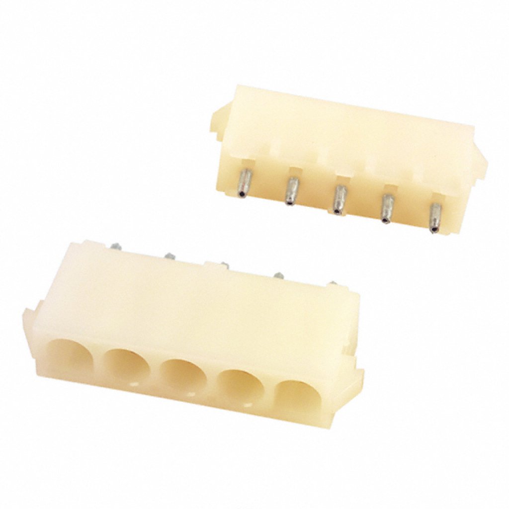 640467-1 - Соединитель питания 5 контакт(-ов) 6.35мм луженый прямой монтаж в отверстие 5 терминала(-ов) 1 порт(-ов) пакет/коробка