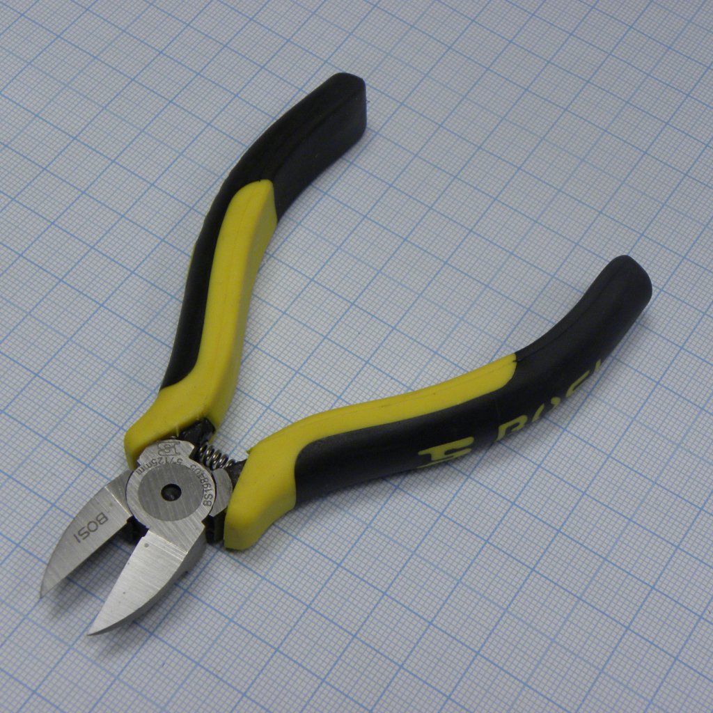 Бокорезы BS198405 - 125мм,для работы с мягкими металлами и пластиком. Максимальный диаметр проволоки до - 1.0мм