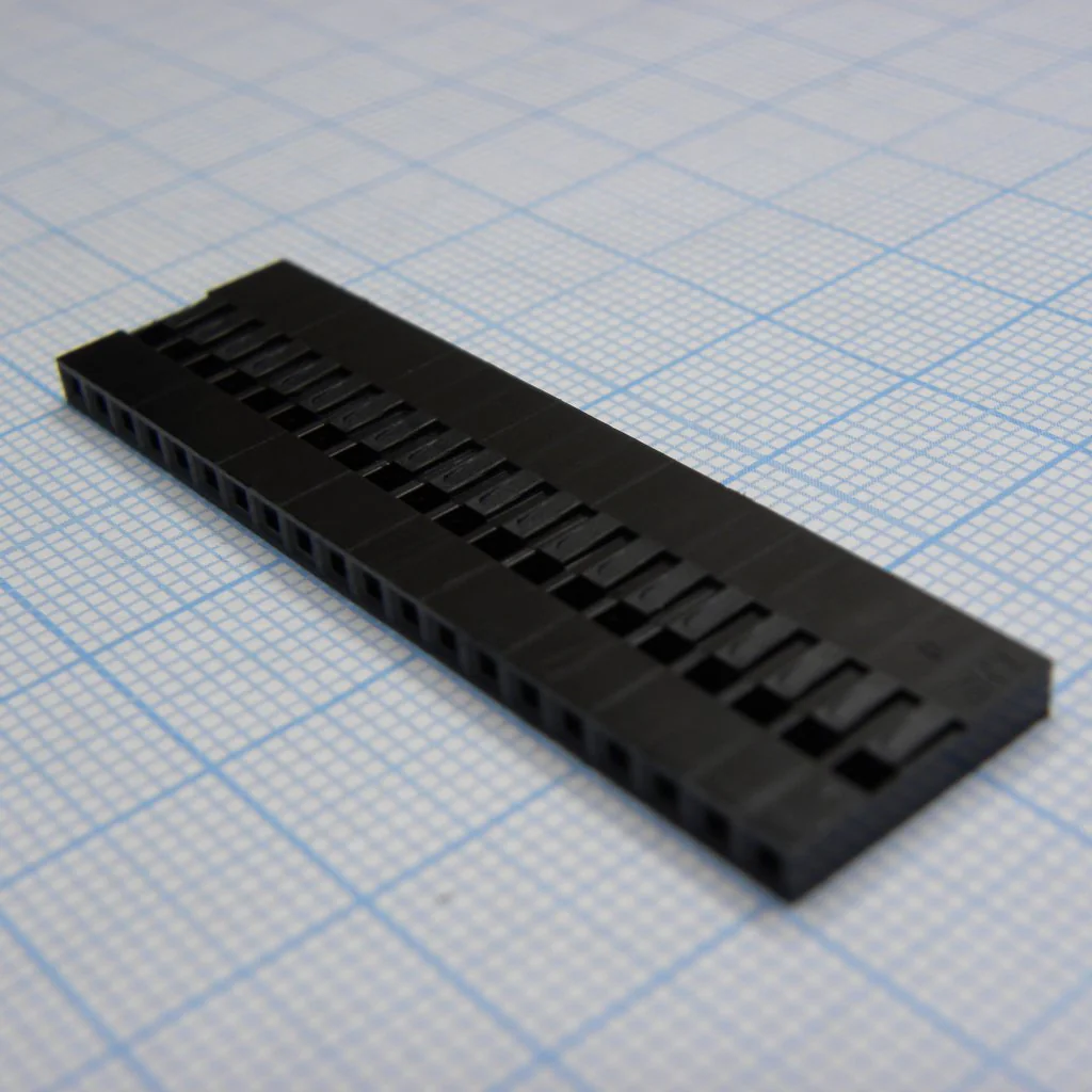 I-DS1071-SCB01X20 - Гнезда на кабель, однорядные, требуются контакты T-DS1071-SC600