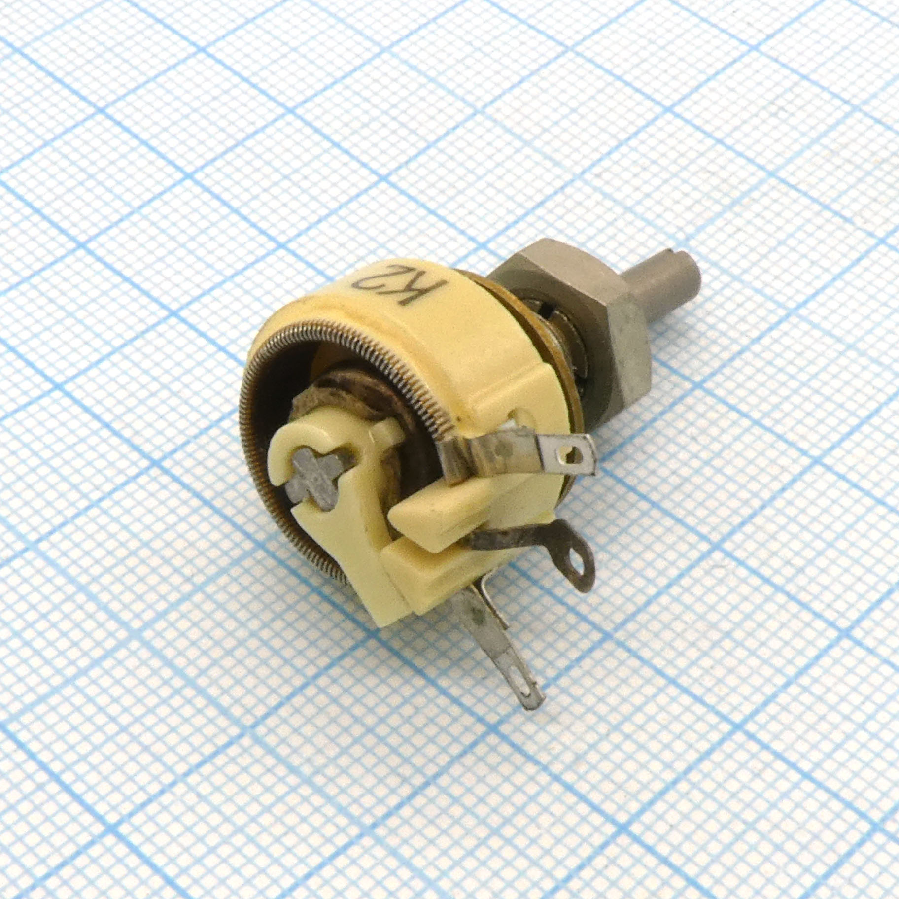 ППБ-1В     1К ±5% - Резистор переменный проволочный 1кОм ±5% 1Вт