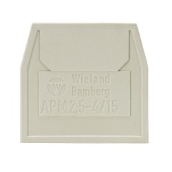 Крышка бок. АРМ 2,5-4/15 - Крышка боковая, для клемм WKM 2,5… / WKM 4..., цвет: серый