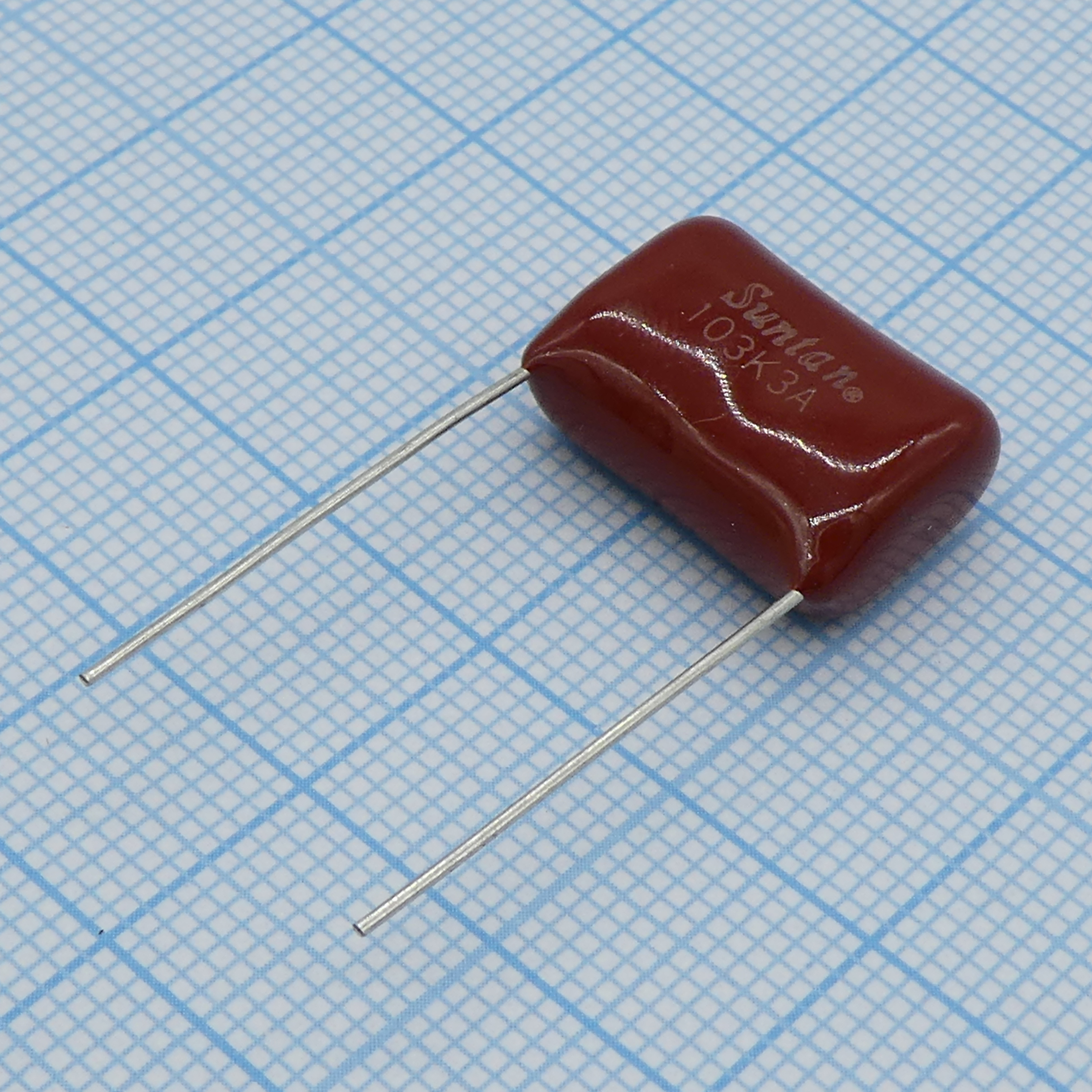 TS09003A103KSB0E0R - Конденсатор металлоплёночный полипропиленовый 0.01мкФ ±10% 1000В (19.5х8.5х14мм) радиальный 15мм 85°С россыпь