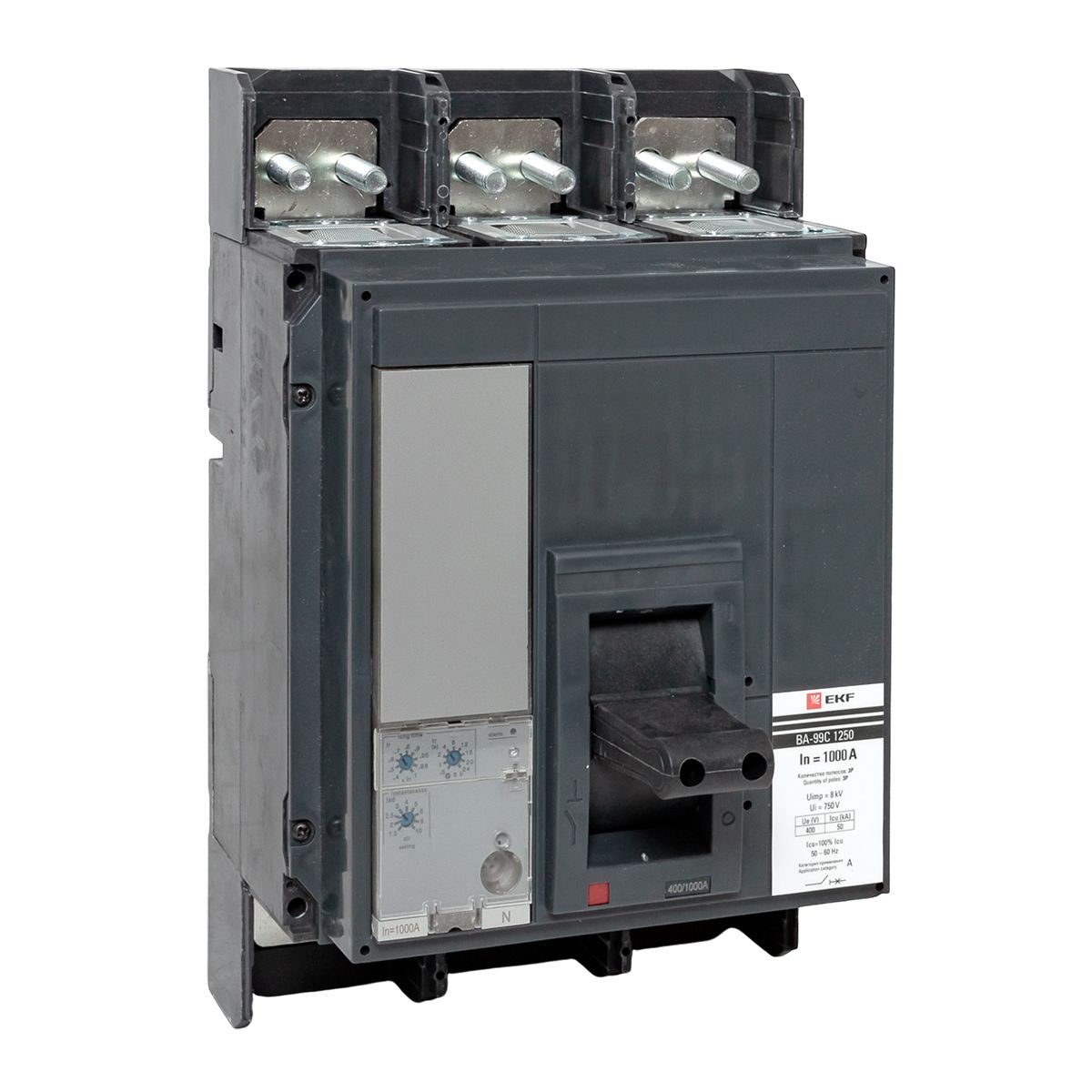 Выключатель автоматический 3п 1250/1000А 50кА ВА-99C Compact NS PROxima mccb99C-1250-1000