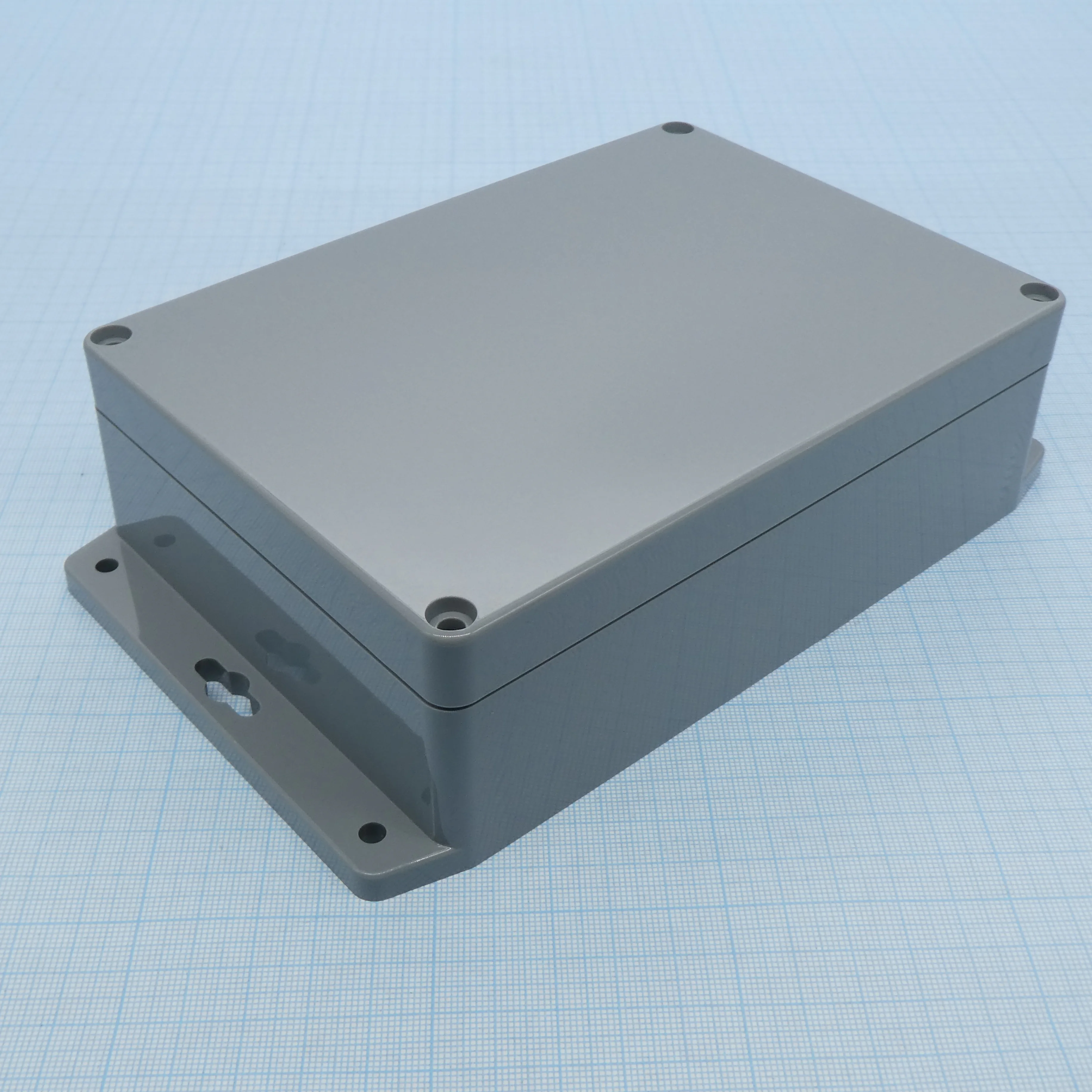 G313MF - Герметичный корпус из прочного ABS пластика с фланцем, IP65, темно-серый
