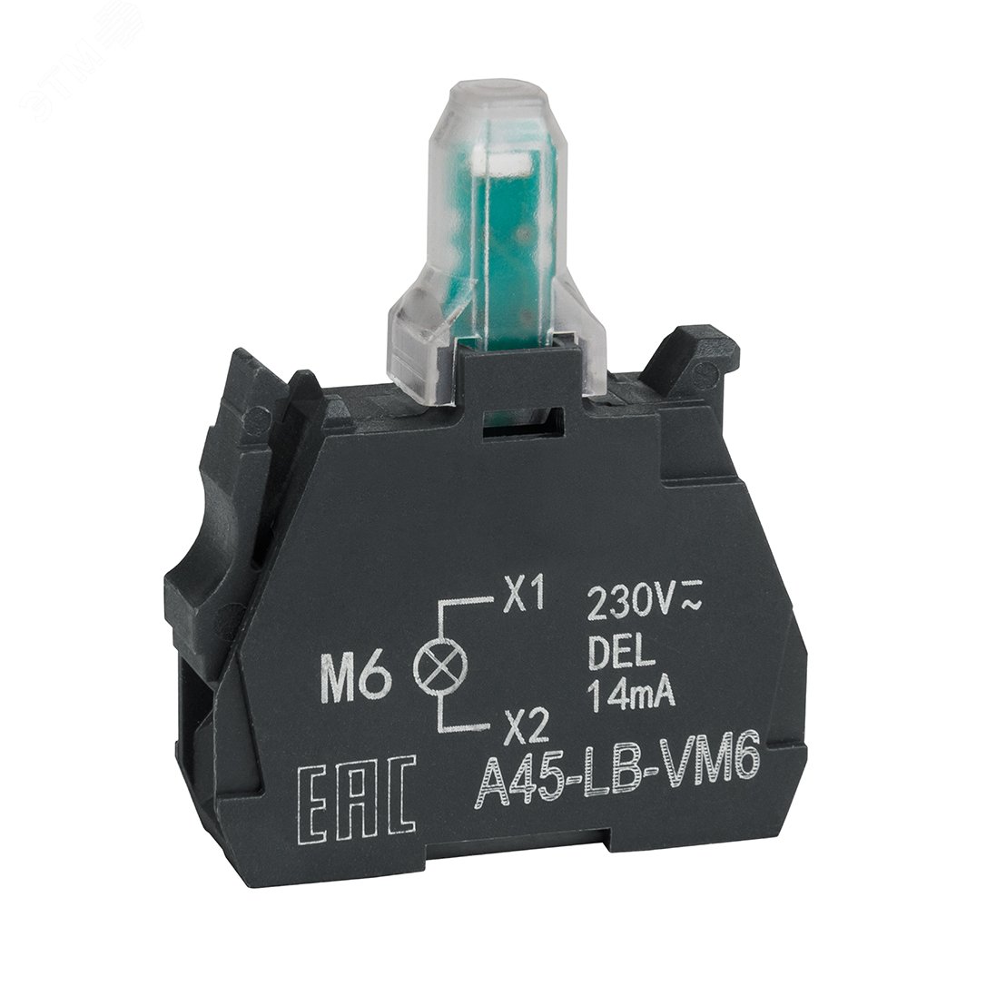 Световой блок OptiSignal D22 A45-LB-VM6 синий 230-240VAC ZBVM6 332211