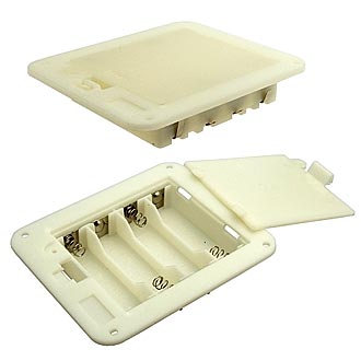 AA*4 SWITCH 92*78*18MM - Батарейный отсек AA*4 switch 92*78*18 мм, закрытый