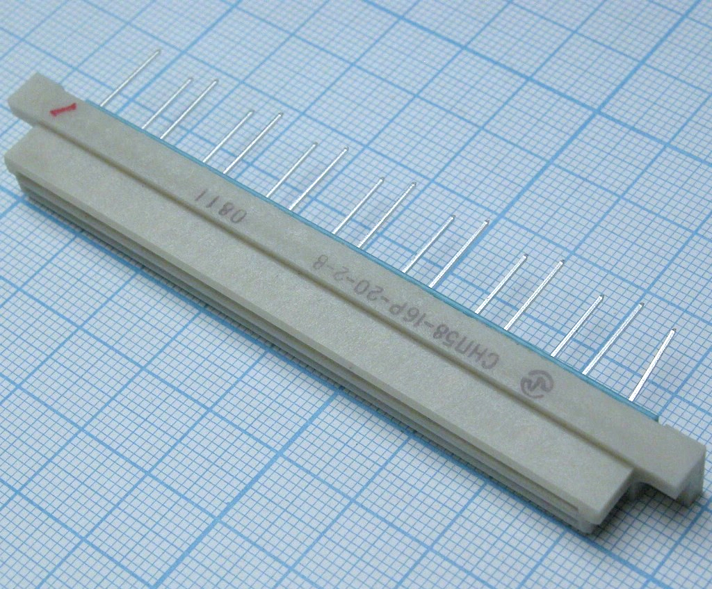 СНП58-16/95х9Р-20-2-В - Прямая розетка в два ряда