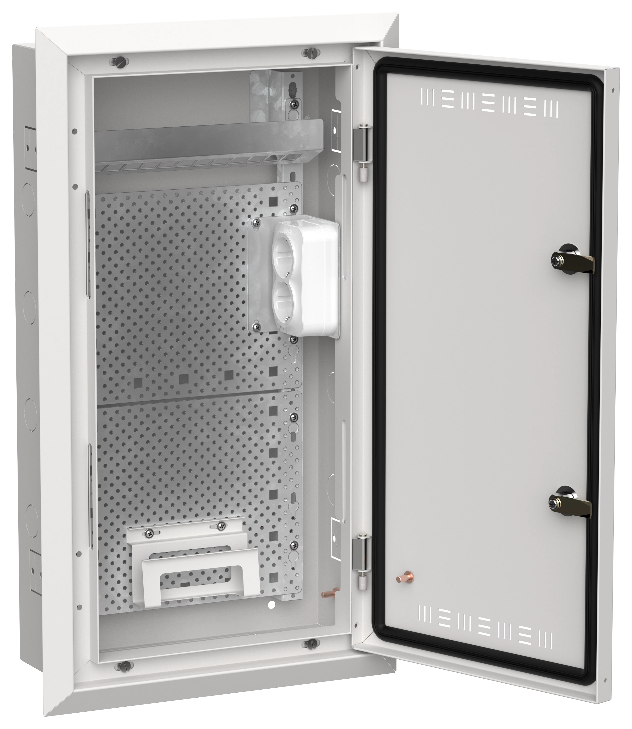 TITAN 5 Корпус мультимедиа ЩРв-36 (1х36) 630х365х130мм IP30 белый IEK