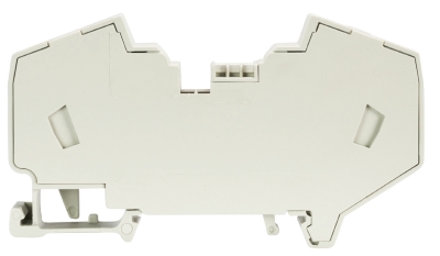 Клемма WKF 16/35 PV/WKFN - Клемма распределения потенциала, тип фиксации провода: пружинный, номинальное сечение: 16 мм кв., 76A, 800V, ширина: 12 мм, цвет: серый, тип монтажа: DIN 35