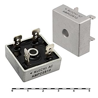 KBPC2510  25A  1000V  (BR2510) - Диодный мост 25 A, 1000 В