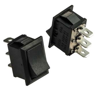 KCD1-102-C1-B/3P ON-ON - Клавишный переключатель ON-ON 3pin, 250В 6А