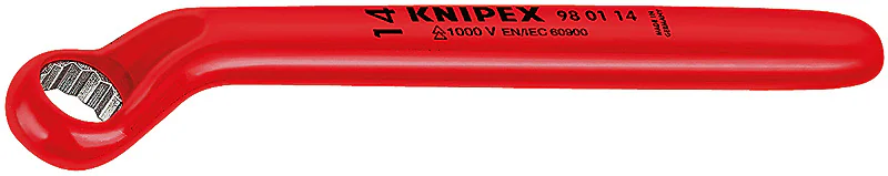 Ключ гаечный накидной VDE, 11 мм, длина 165 мм, диэлектрический KN-980111