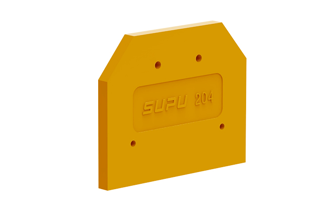 Торцевая крышка 204102 - Торцевая крышка для клемм TA4, цвет: оранжевый