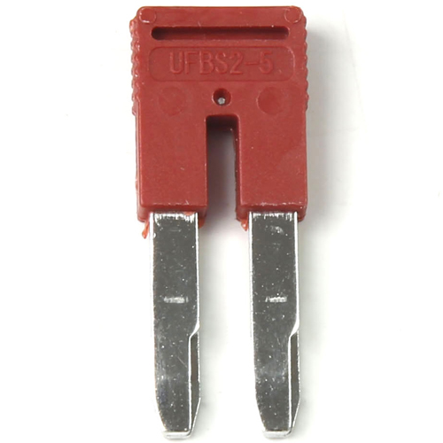 Соединительная перемычка UFBS 2-5 - Соединительная перемычка, втычная, изолированная, 2 полюса, для клемм: UKJ-W2.5, UJ5-2.5, цвет: красный