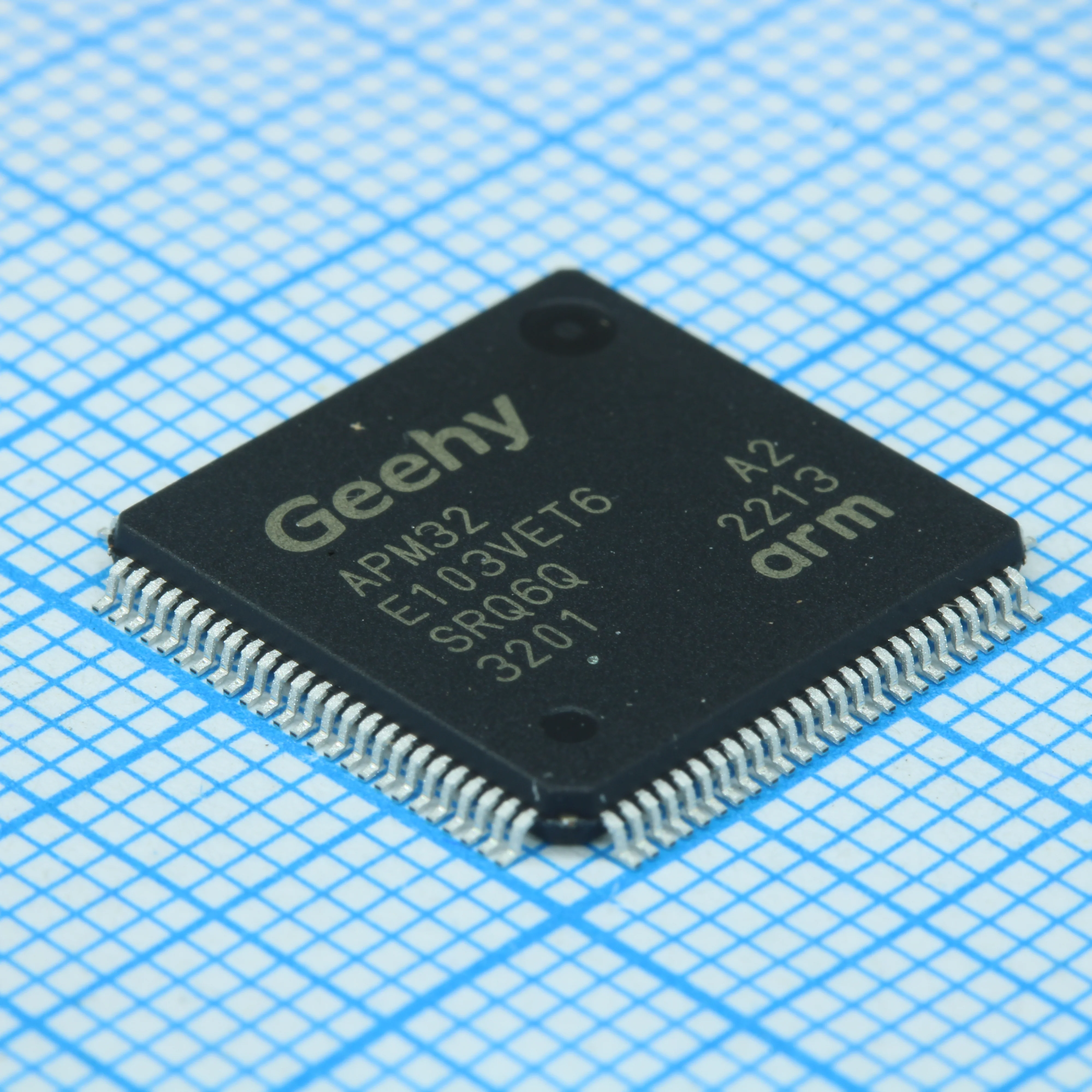 APM32E103VET6 - Микроконтроллер 32-бит ядро ARM Cortex-M3 120МГц Флэш-память 512кБ статическое ОЗУ 128кБ -40°С...+105°С