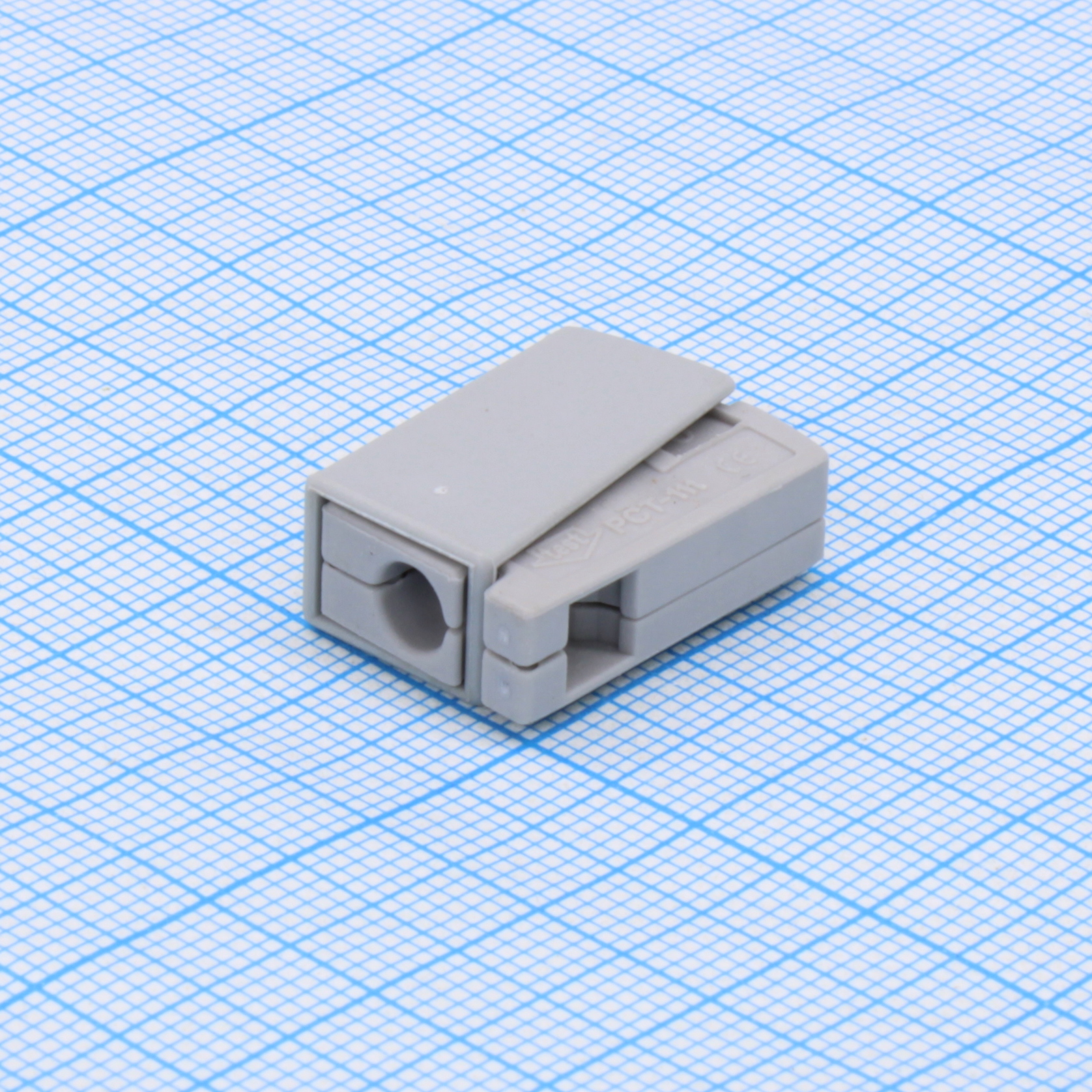 GT222-8.5-01P-11-00 - Пружинный клеммник на печатную плату. 1 контакт.