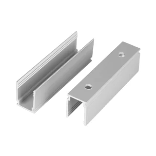 Держатель ARL-Mini-Clip (16x8mm) 021550 - Клипса из анодированного алюминия для гибкого неона сечением 16х8 мм. Длина 50 мм, габариты 50х10.7х14.7 мм. Саморезы 2 шт в комплекте.