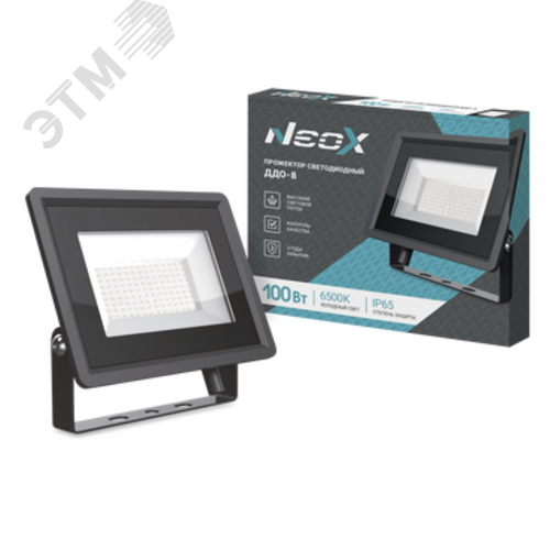 Прожектор светодиодный ДДО-8 100Вт 6500К IP65 10500лм 105лм/Вт 230В 4690612037097