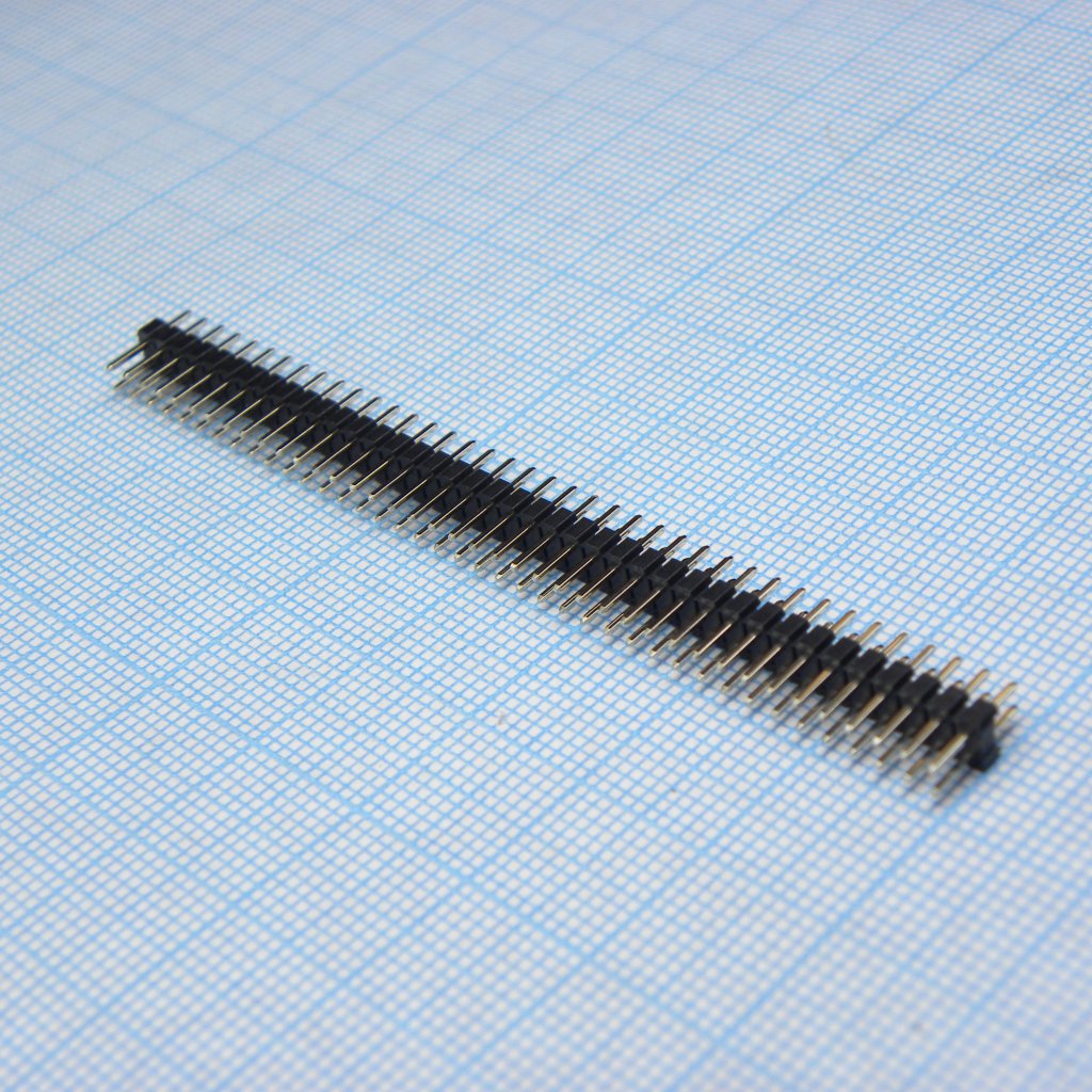 DS1025-05-2X40P8BV1-B - Вилка штыревая 2мм 2х40 прямая