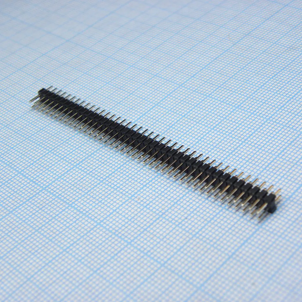 DS1025-05-2X40P8BV1-B - Вилка штыревая 2мм 2х40 прямая