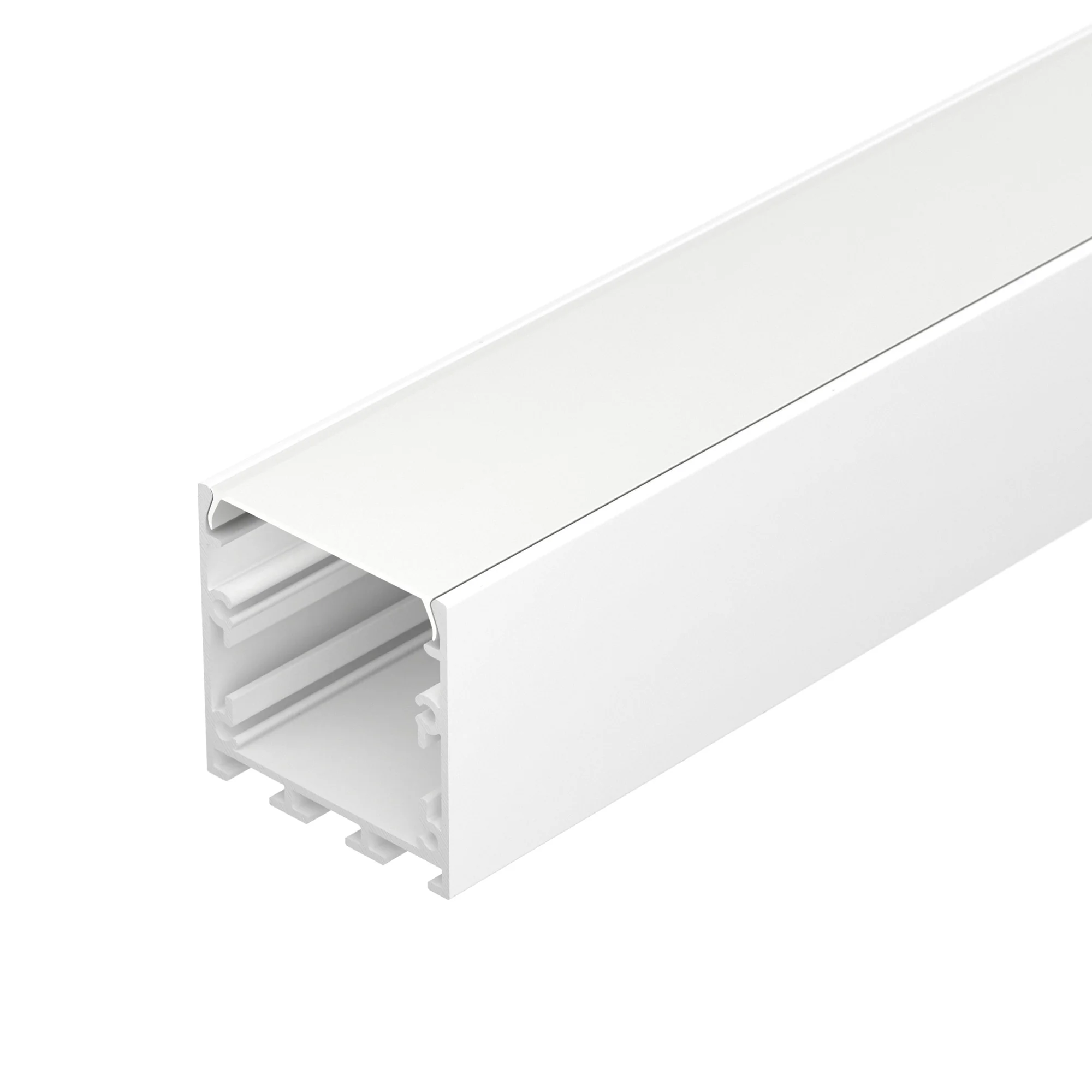 Профиль LINE-S-3535-3000 WHITE 041832 - Алюминиевый профиль для светодиодных лент и линеек. Цвет - белый (порошковая окраска RAL9003). Габаритные размеры (LхWхH): 3000x35x35,5 мм. Ширина площадки для ленты 26 мм. Экраны, заглушки и другие аксессуары приоб