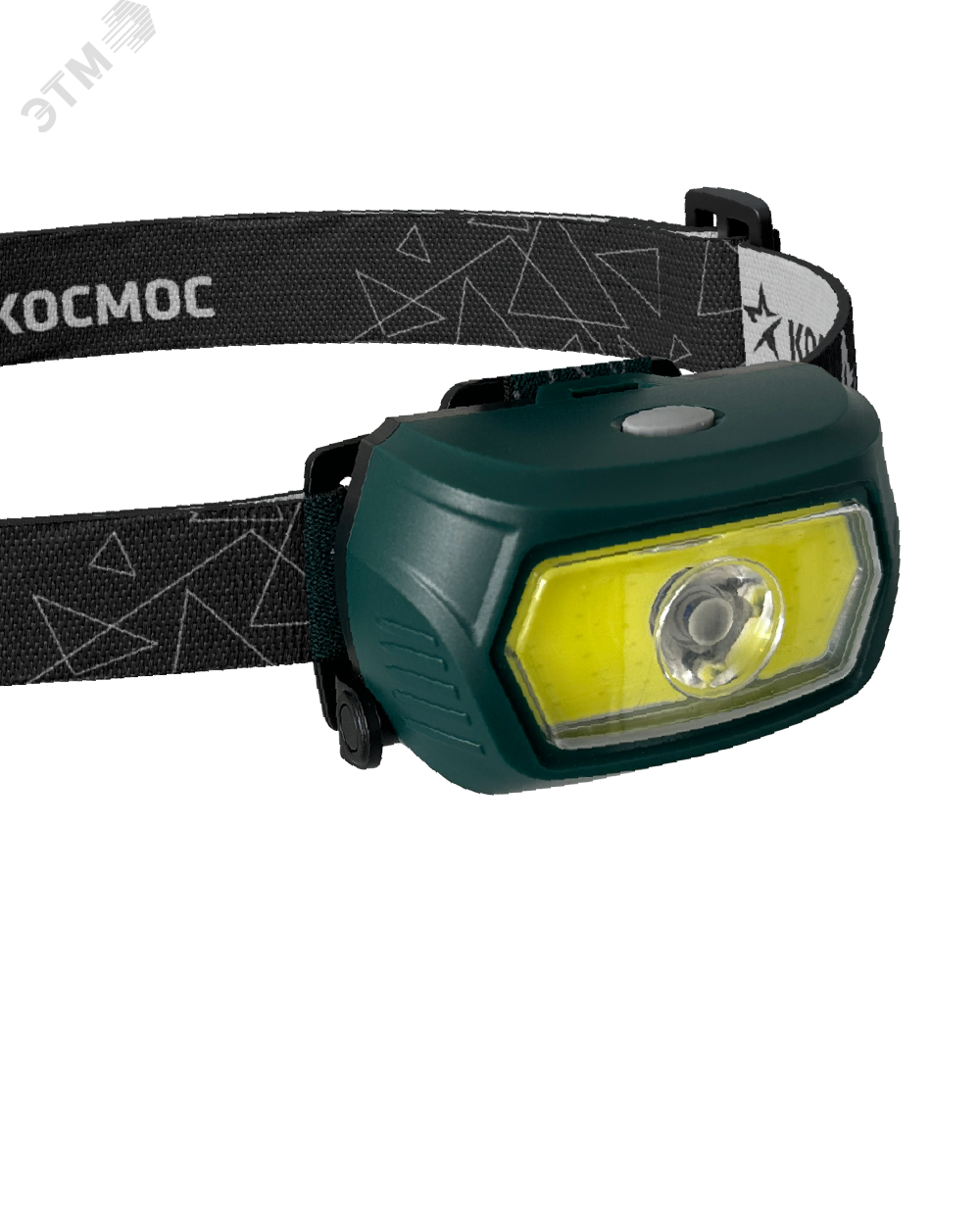 Фонарь аккумуляторный налобный 3Вт XPE LED+5Вт COB LED с коллиматорной линзой съемный Li-ion 18650 1200мА.ч корпус ABS-пластик USB-шнур type C доп. держатель для батареек 3xААА регулируемый эласт. ремешок KOC509Lit