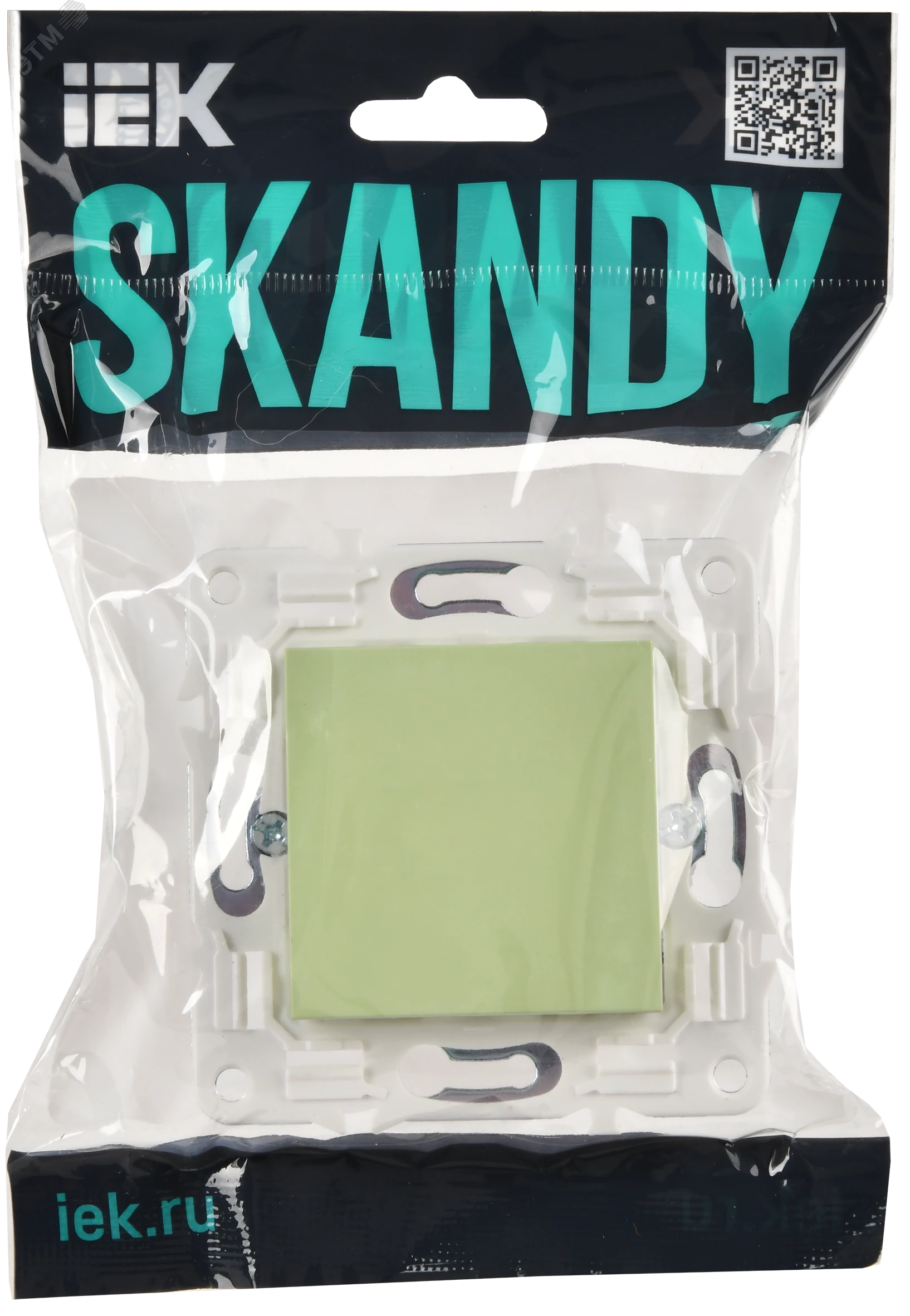 SKANDY Заглушка с суппортом SK-C01G мятный IEK SK-PL10-K06