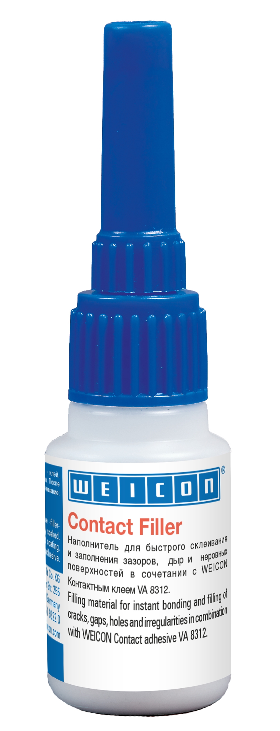 wcn12650030 - 10012382 WEICON Contact Filler (30 г) применяется в комбинации с VA 8312 для мгновенного склеивания и заполне