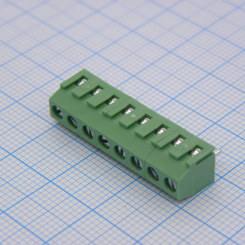 DG381-3.81-08P-14-00A(H) - Винтовой клеммный блок. Серия DG381-3.81