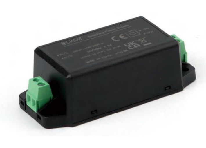 Источник питания 15 V DC/3 A, 902820 - Источник питания, однофазный, 15VDC / 3A, 45W, диапазон входн. напр.: 85 - 277VAC, габариты (мм): 109х52,5х33,9, монтаж: на поверхность