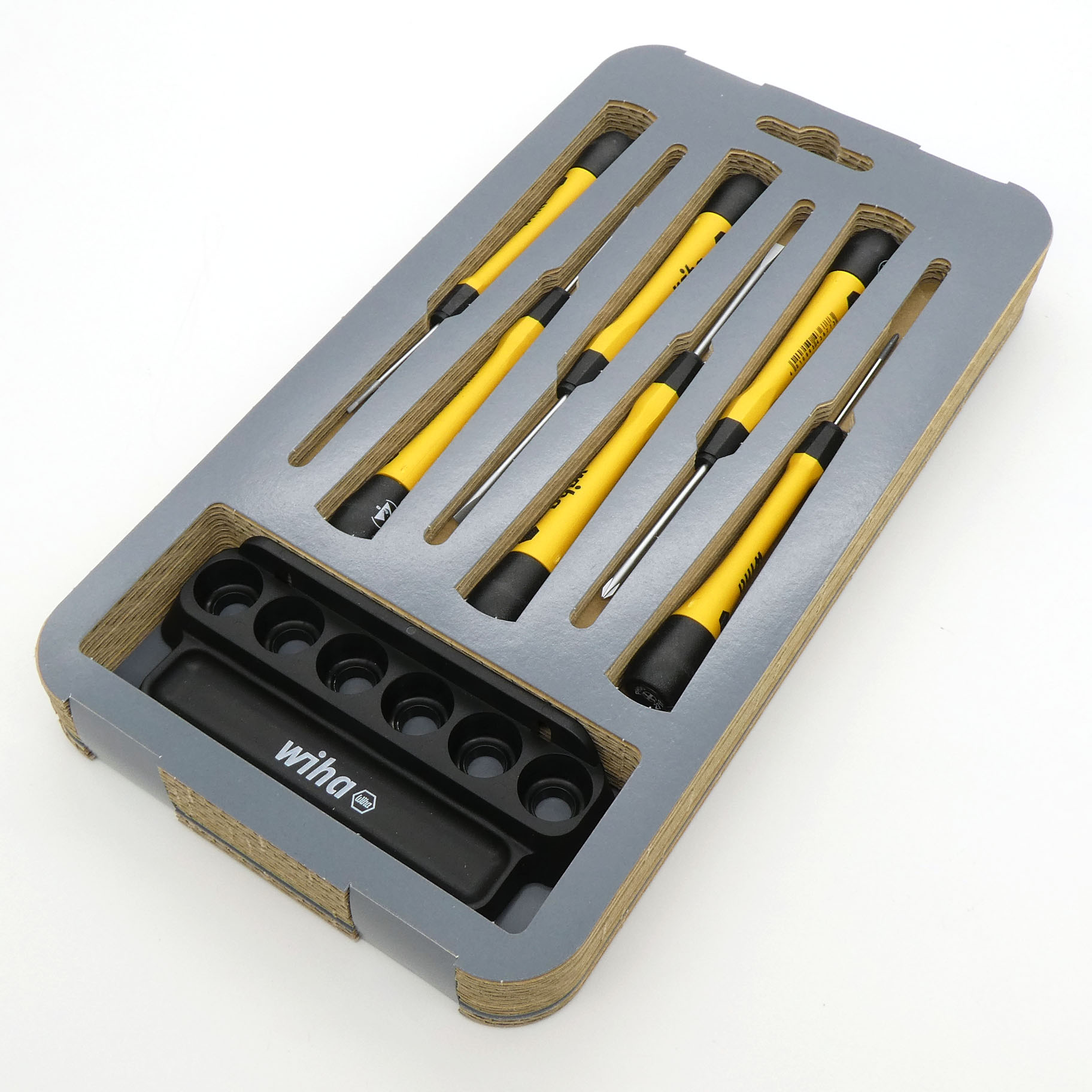 Набор отверток 270PK601 PicoFinish ESD - Набор отверток(6штук) рукоятки с крутящимся колпачком и зоной быстрого кручения. Антистатические