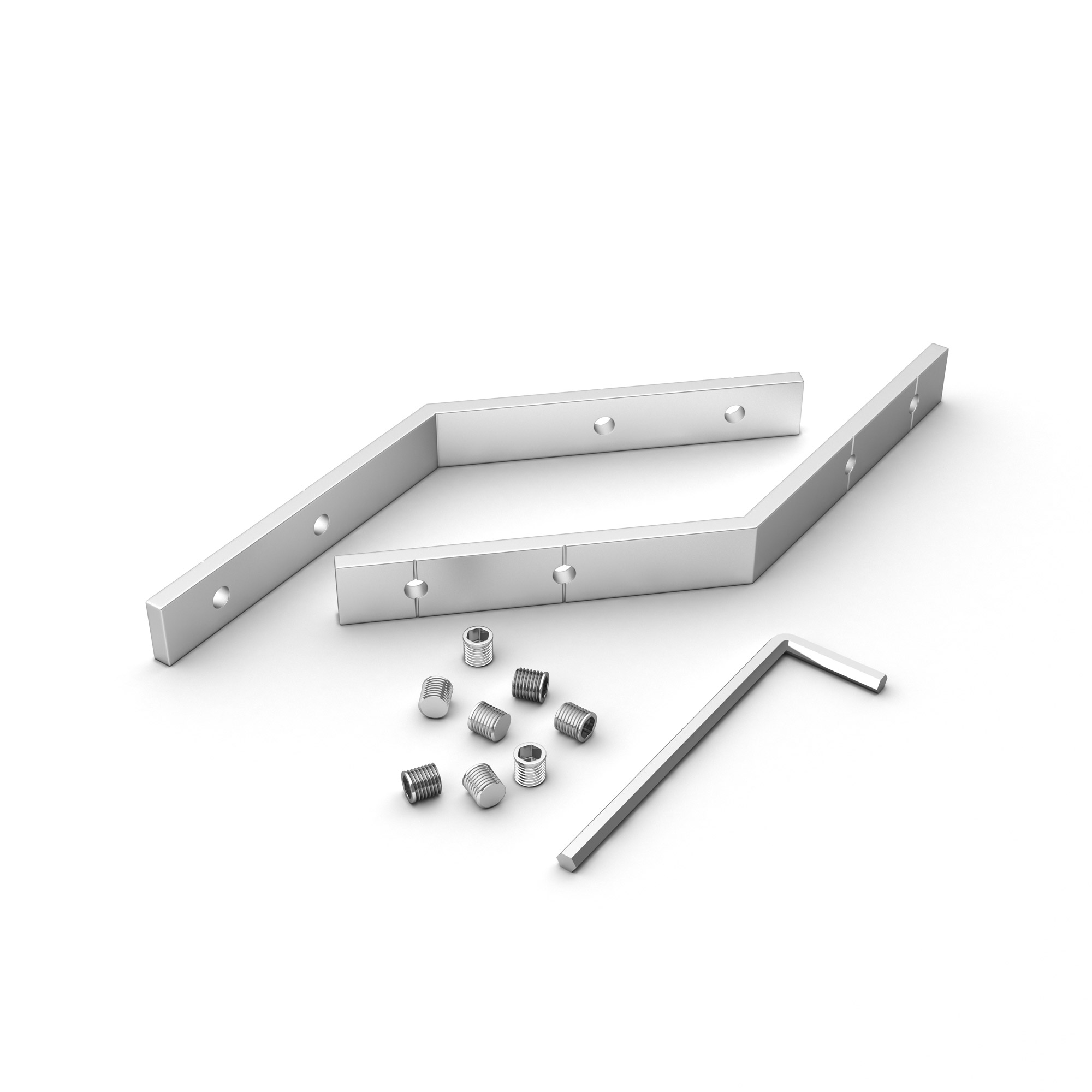 Соединитель профиля SL-LINIA45-FANTOM-L135 Set 030152 - Коннектор (угол к плоскости) для соединения 2-х отрезков профиля SL-LINIA45-FANTOM под углом 135°. Устанавливается в паз. Цена за 1 комплект.