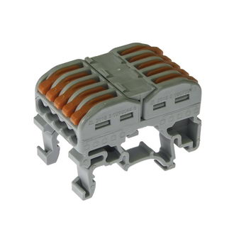 PCT-215 - Клеммник быстрозажимной 5-и контактный сечение 0.08-2.5 кв.мм