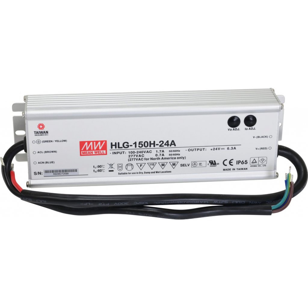 HLG-150H-24A - AC/DC драйвер электропитания светодиодов