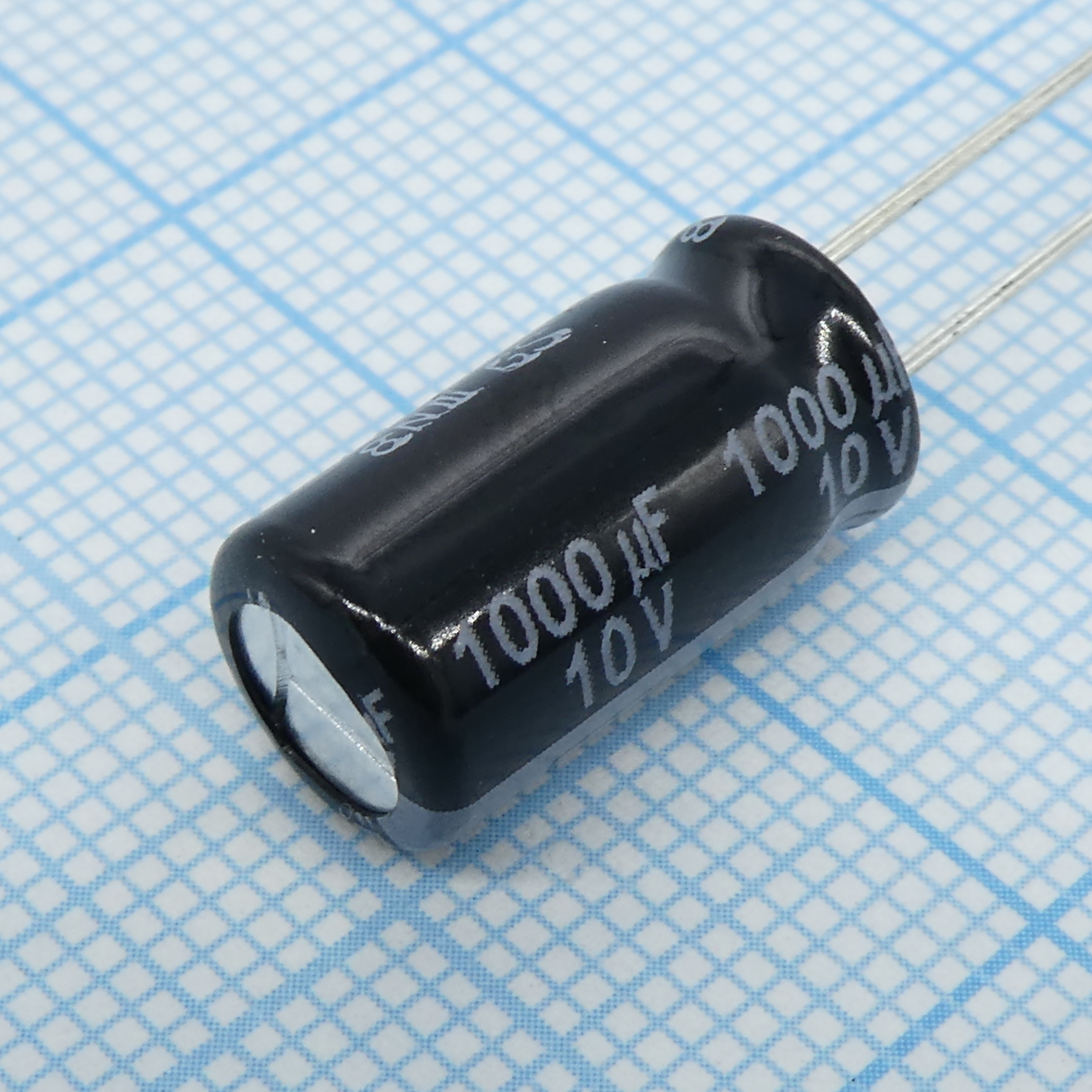 EEUFR1A102L - Конденсатор радиальный алюминиевый 1000мкФ 10В 8*15 105°C