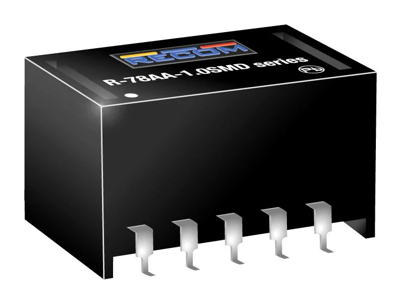 R-78AA5.0-1.0SMD-R - Преобразователь DC/DC на печатную плату выход 5В 1A 10-Pin SMD лента на катушке