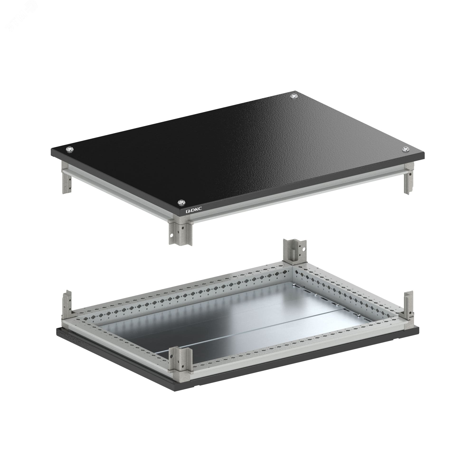 Комплект, крыша и основание, для шкафов nCQE, 600 x 600 мм R5NKTB66