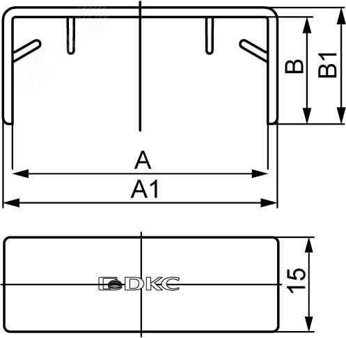 Соединение на стык для кабель-канала GM 22х10 00594